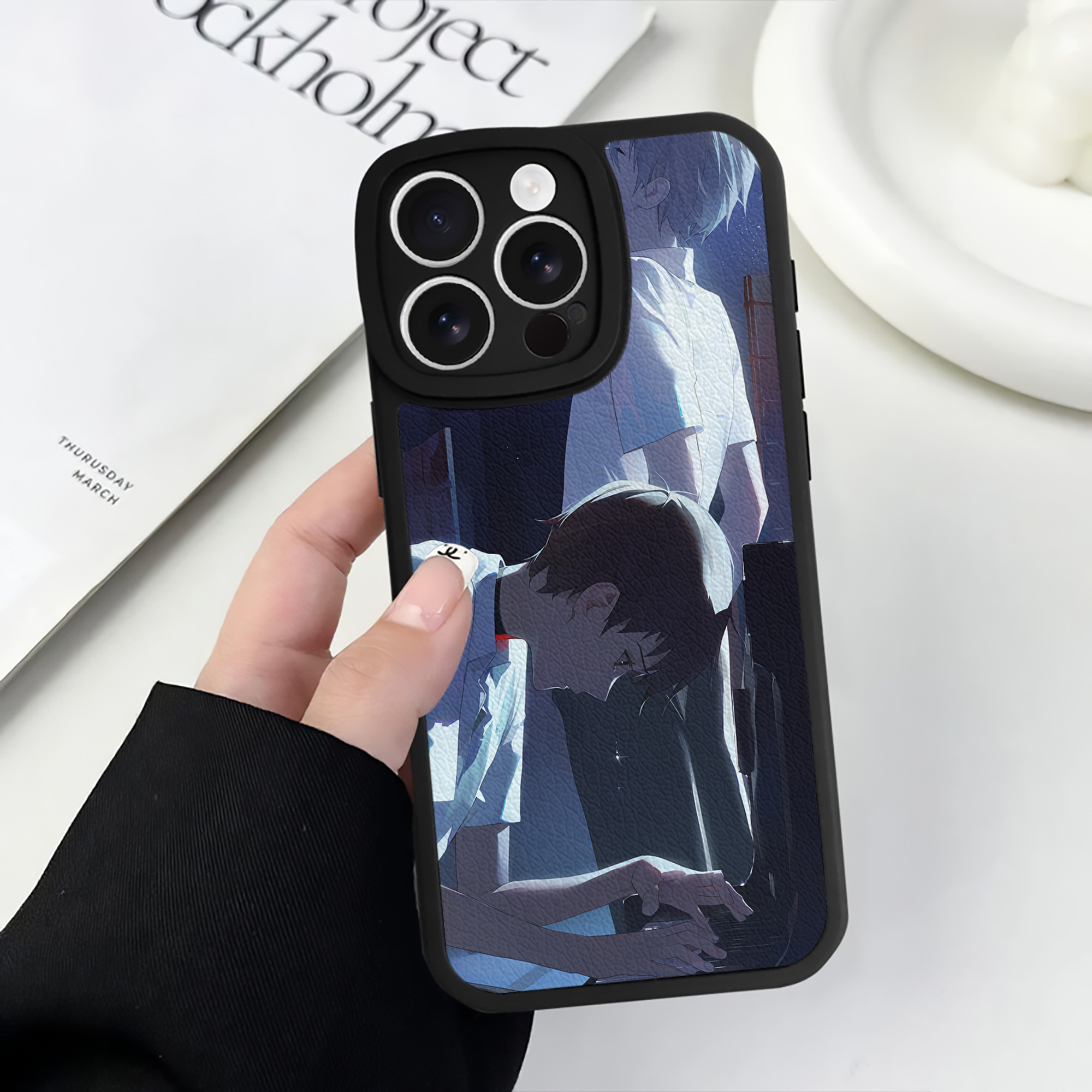 （画像用） EVA 新世紀エヴァンゲリオン 【iPhone 16シリーズ対応】シリコンスマホケース（レザー調） 材質：シリコン